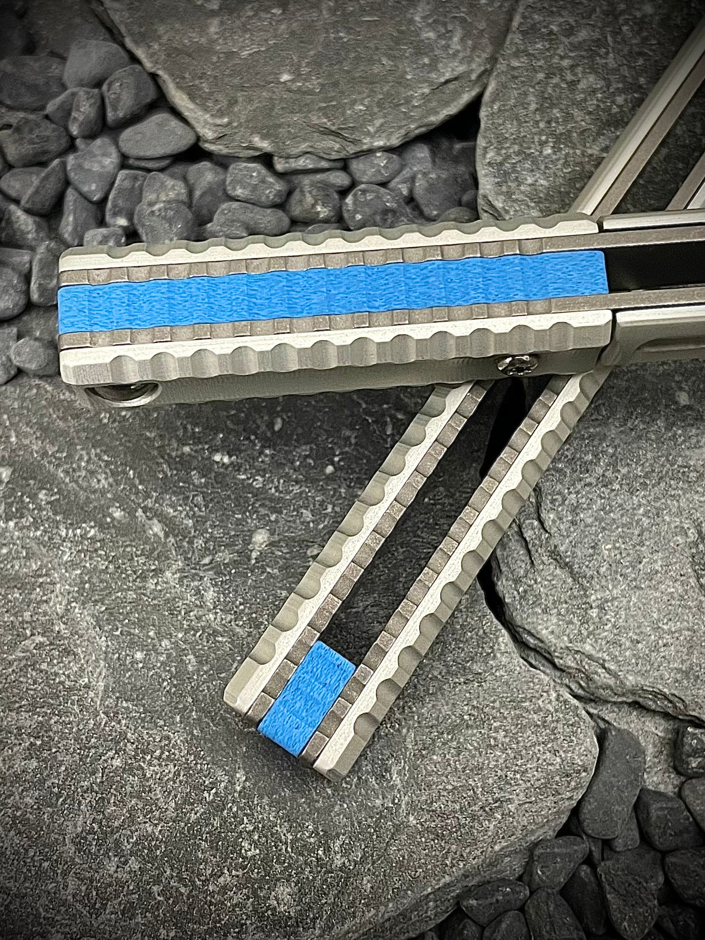 Fatcarbon Blue Glass Fiber Composite Spacers Set