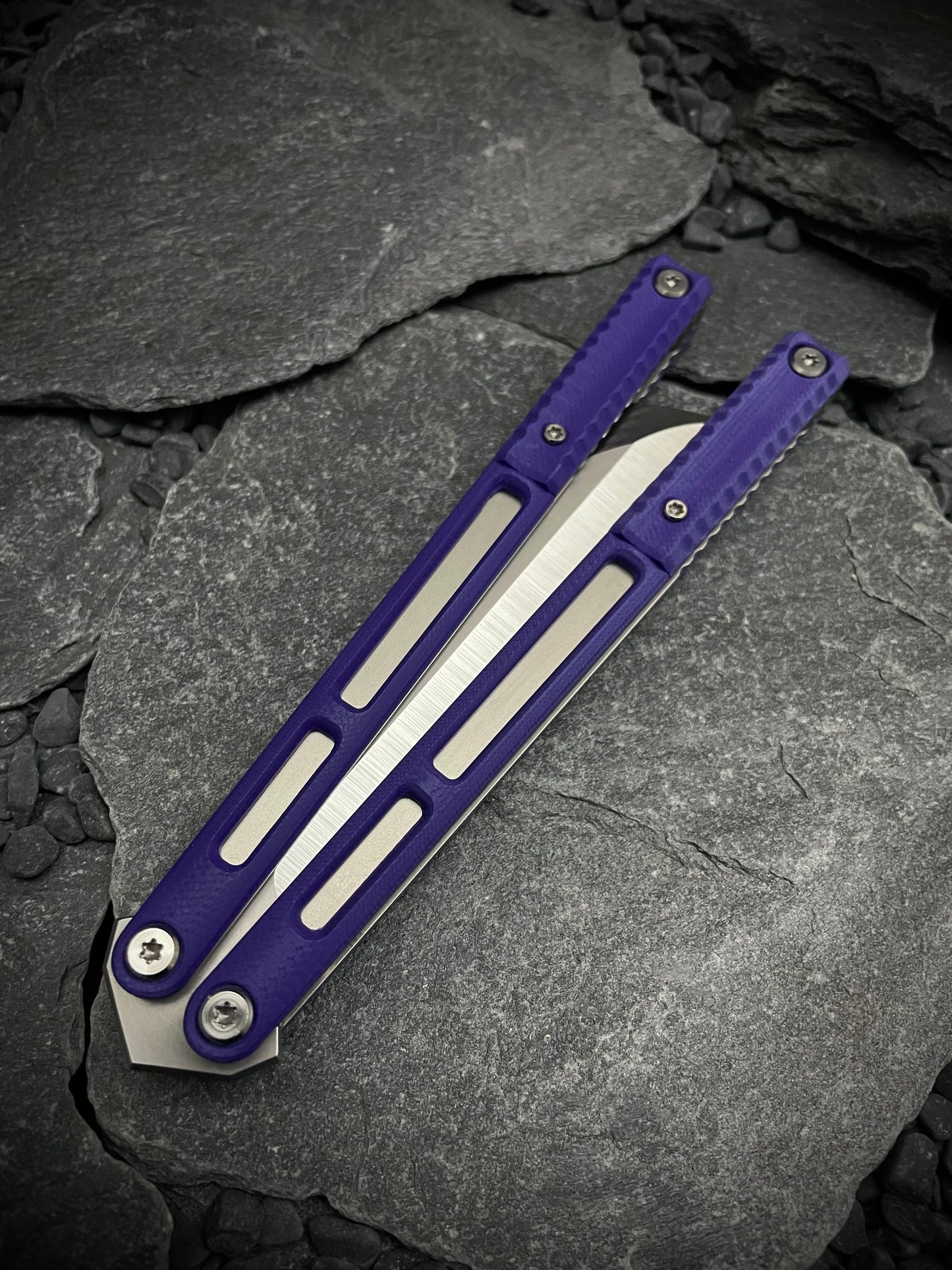 Purple G10 AEON Scales and Spacers