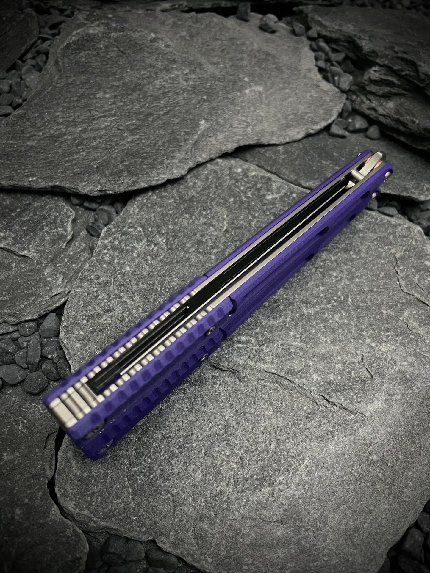 Purple G10 AEON Scales and Spacers