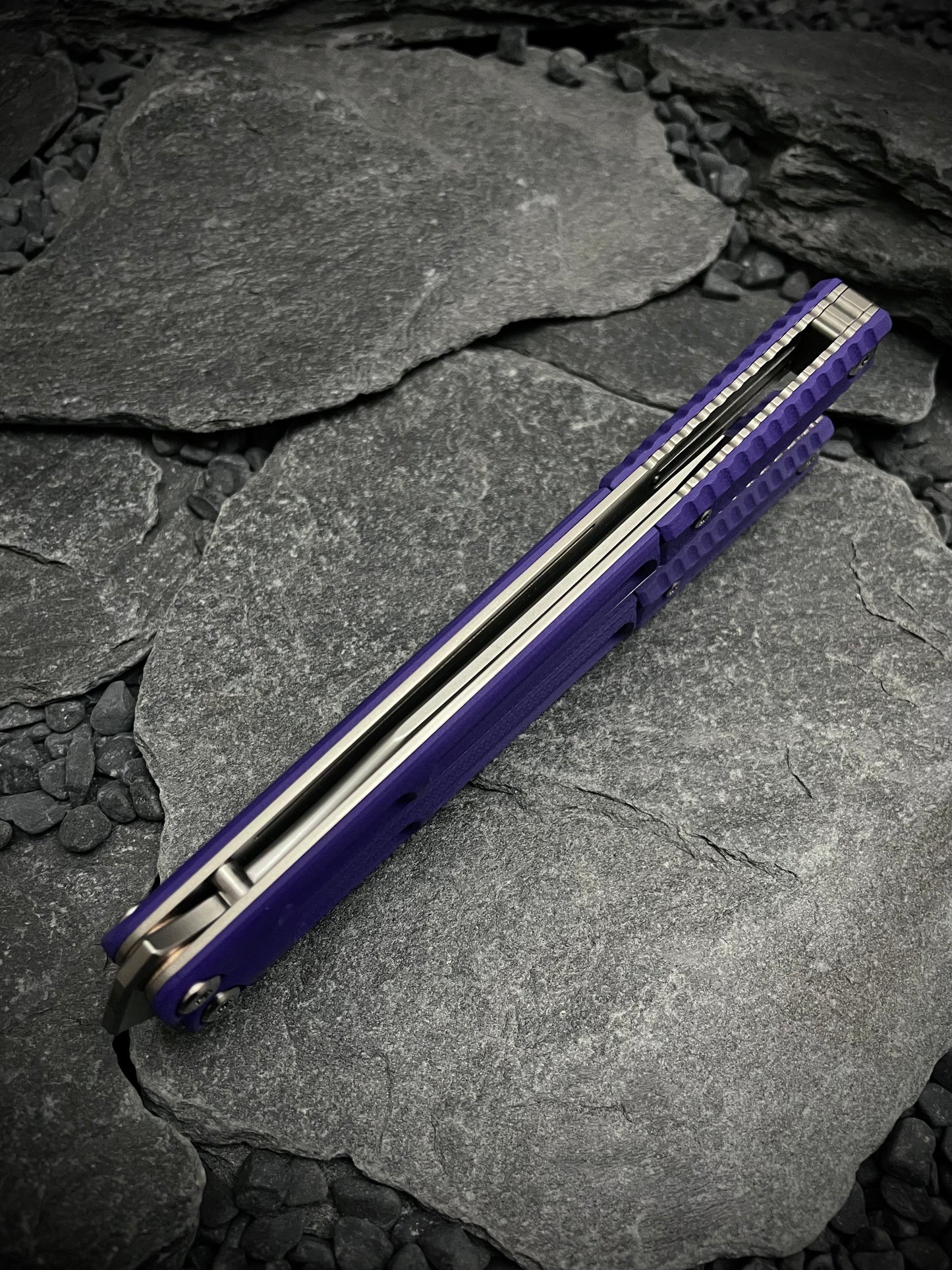 Purple G10 AEON Scales and Spacers