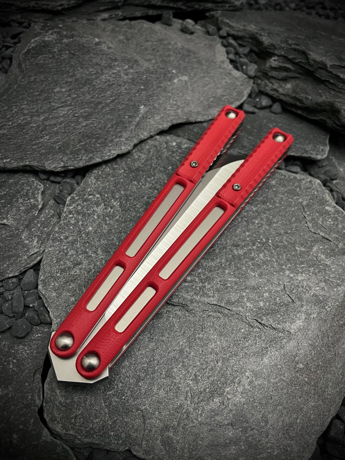 Cherry Red G10 AEON Scales and Spacers