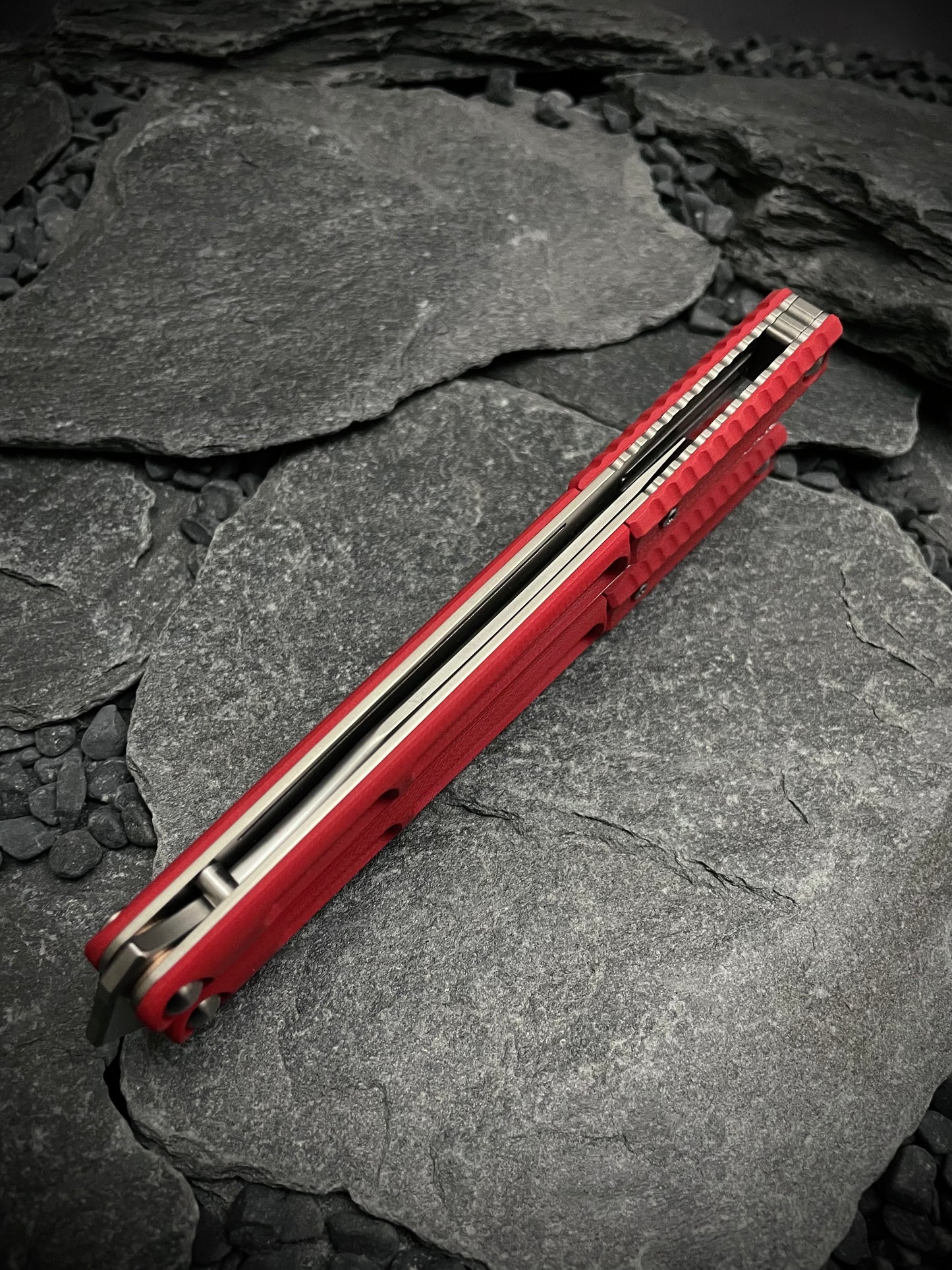 Cherry Red G10 AEON Scales and Spacers