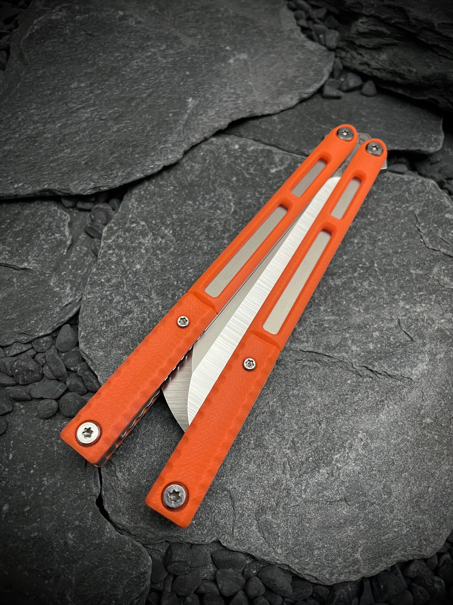 Hazard Orange G10 AEON Scales and Spacers