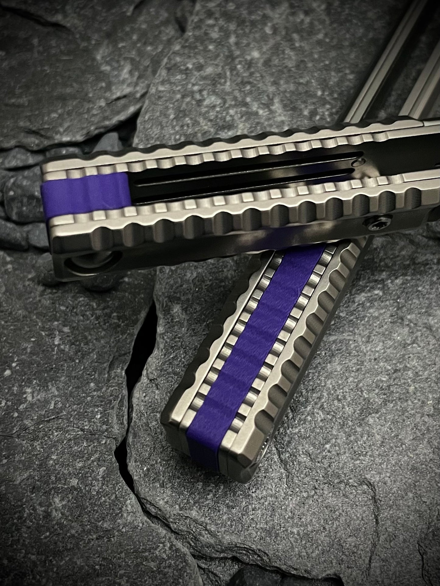 Purple G10 AEON Scales and Spacers