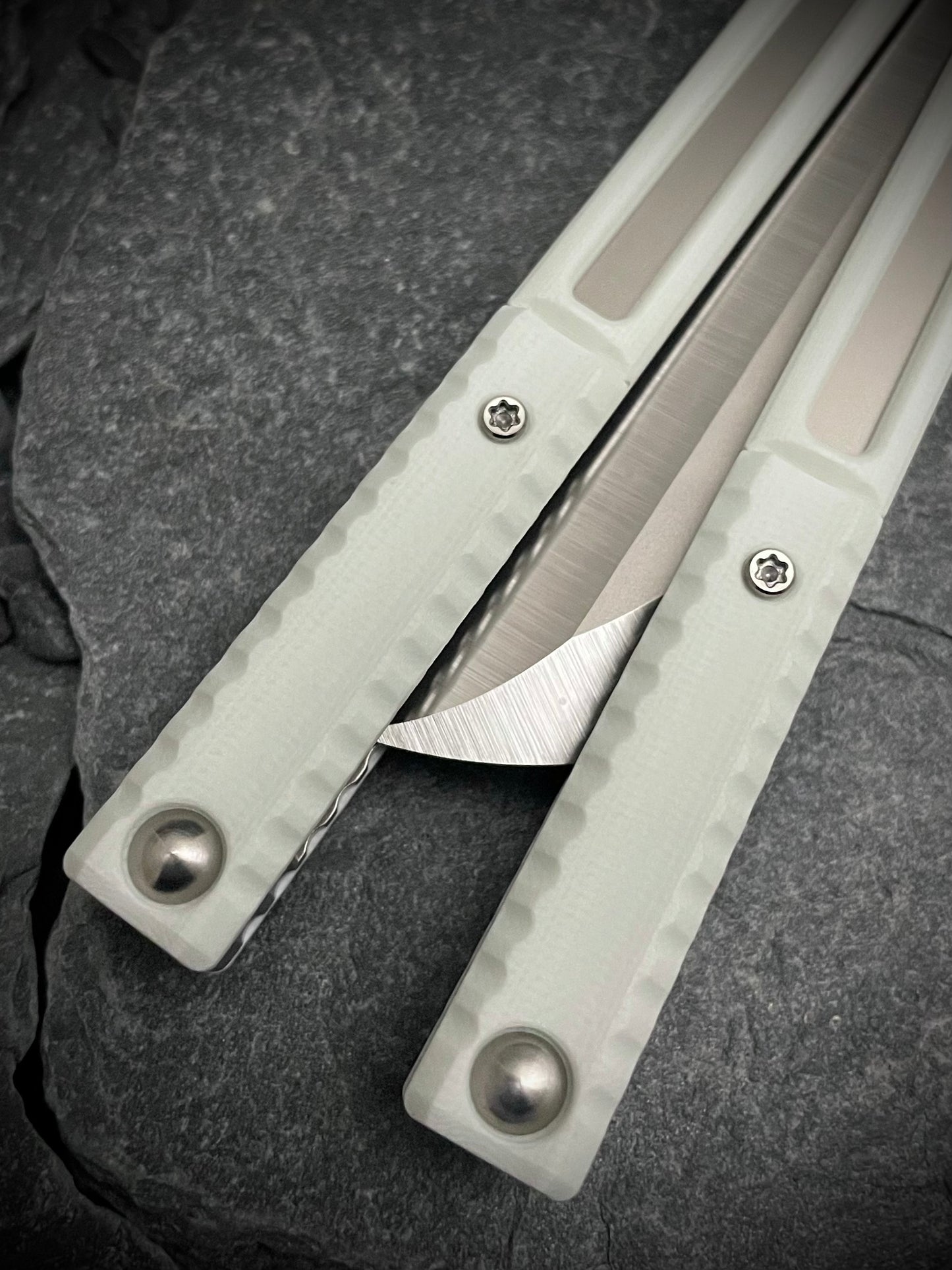 White G10 AEON Scales and Spacers