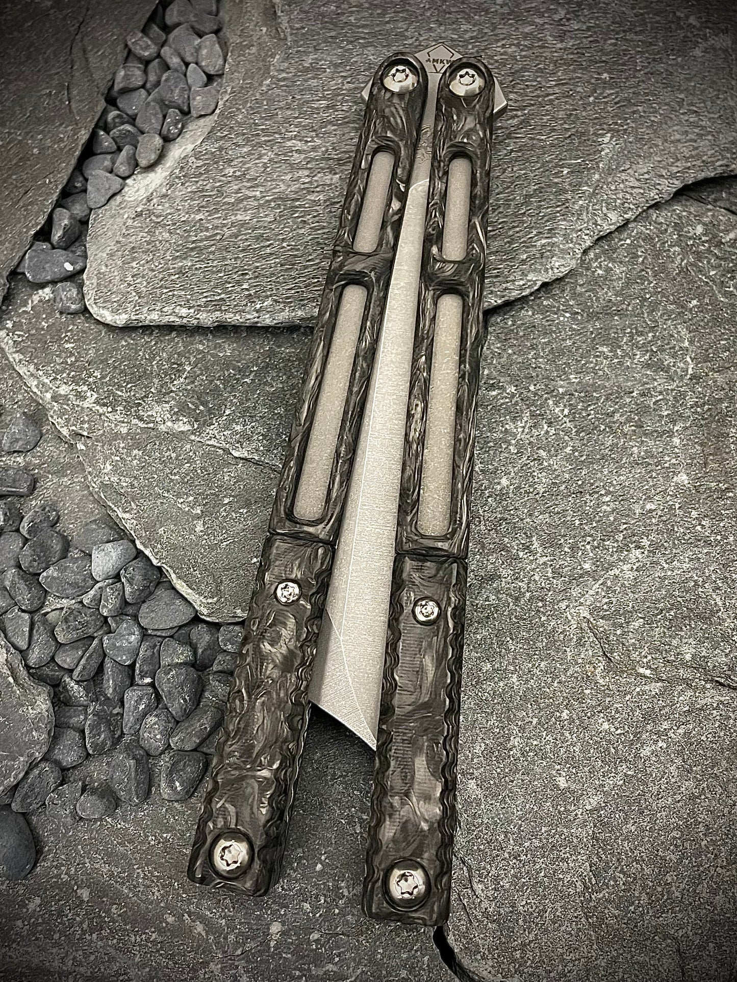 Fatcarbon Dark Matter Black Forged Carbon Fiber AEON Scale Set