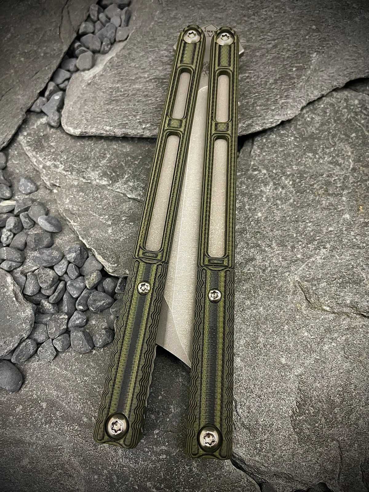 Multi Layer OD Green and Black G10 AEON Scale Set