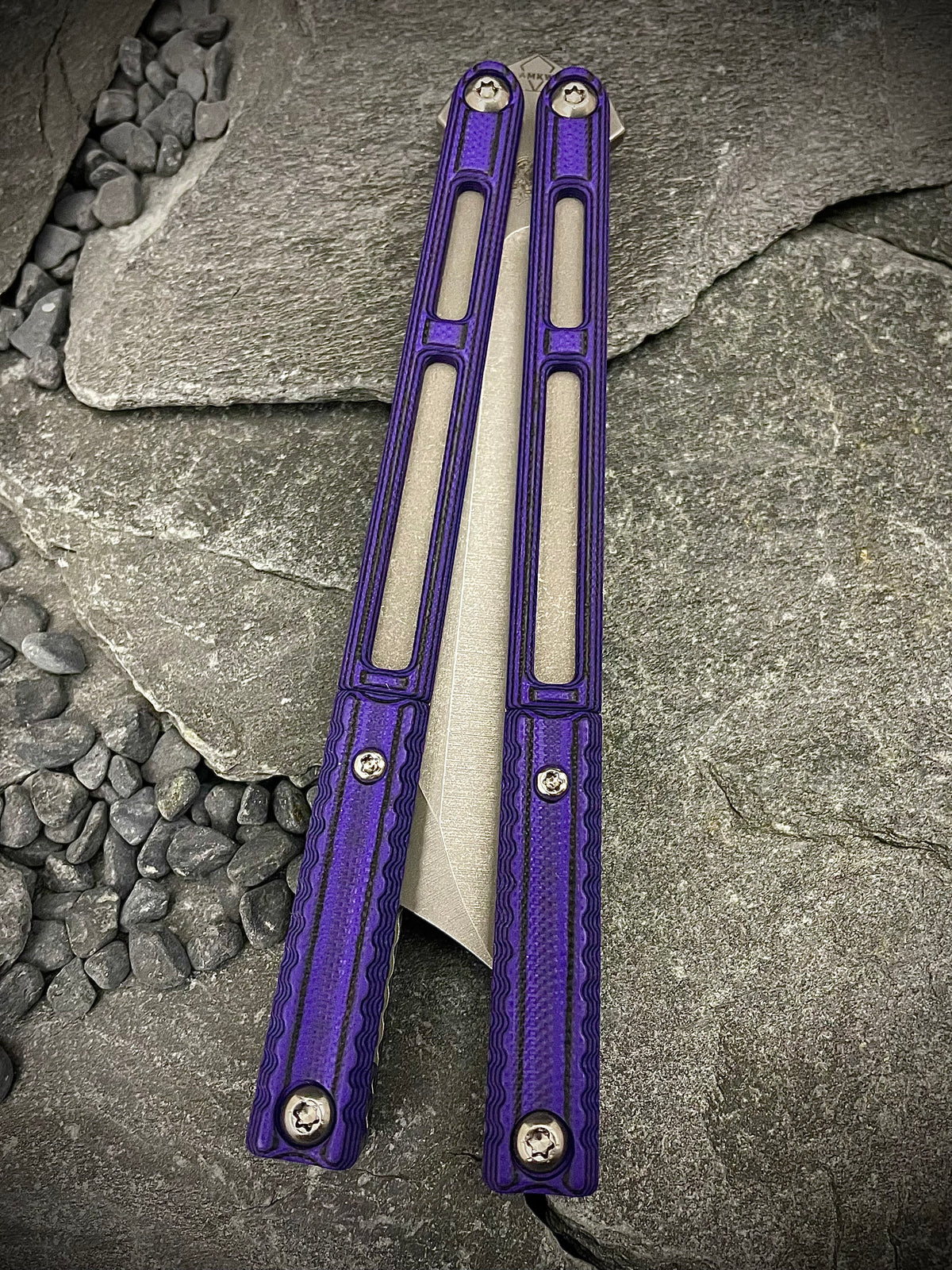 Multi Layer Purple and Black G10 AEON Scale Set