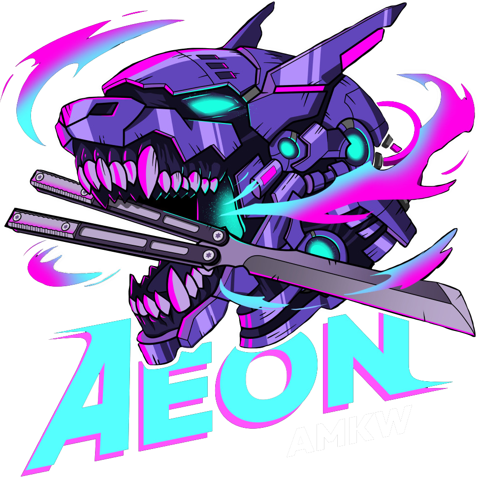 AMKW Aeon Dog Full Color Logo Tshirt