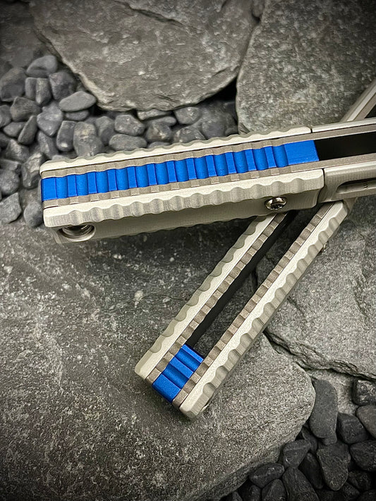 Blue Anodized Aluminum Spacers Set