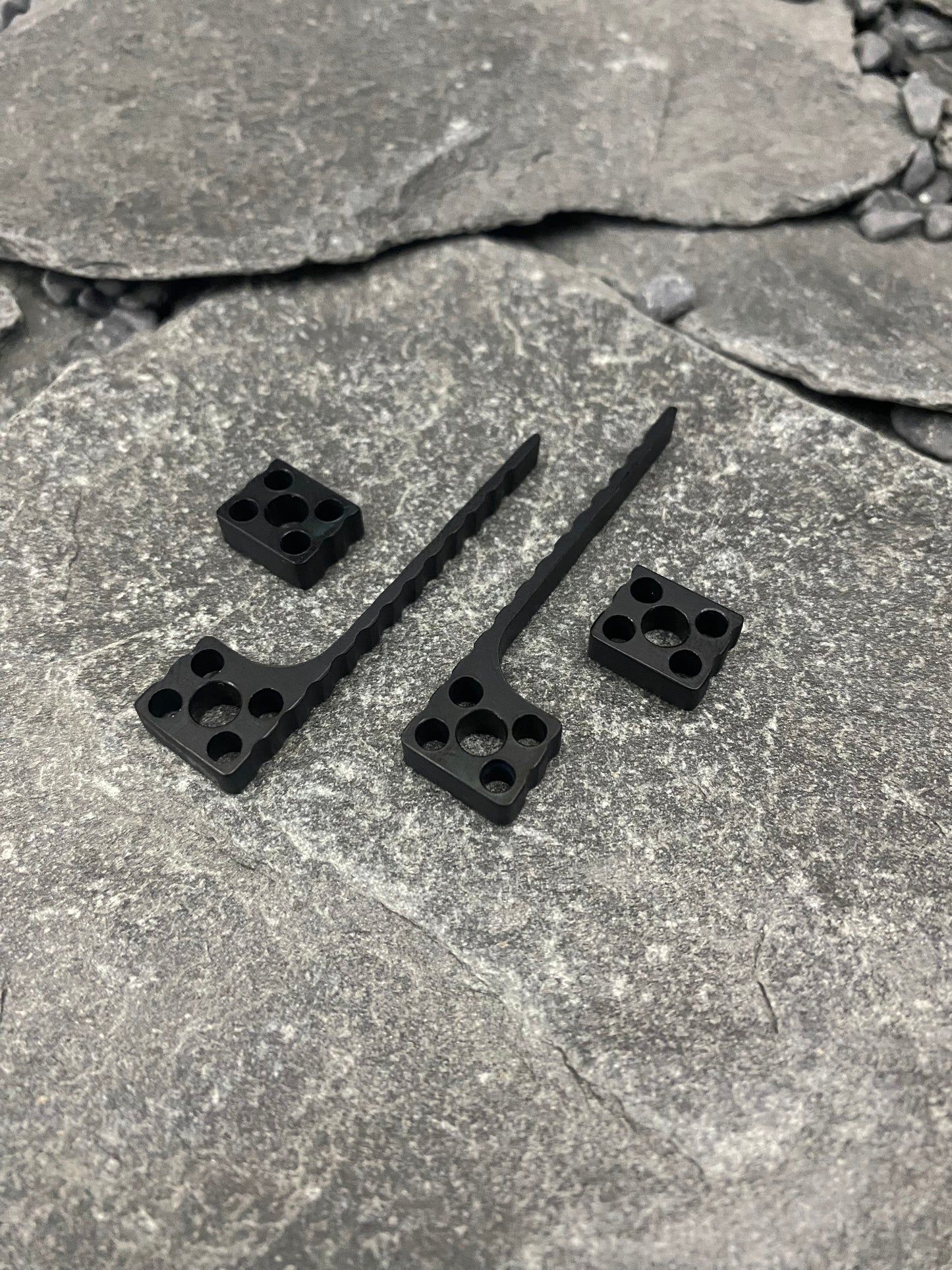 Black Aluminum Spacers Set