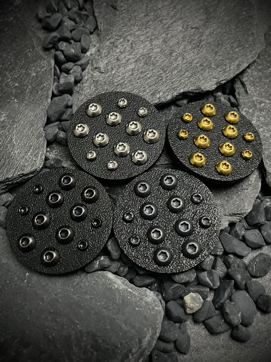 Steel AEON Hardware Screw Set (Double Sided Pivots)