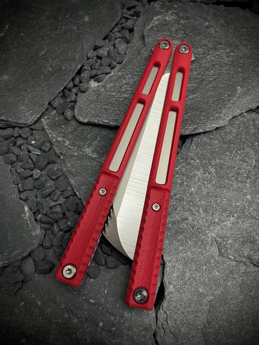 Cherry Red G10 AEON Scales and Spacers