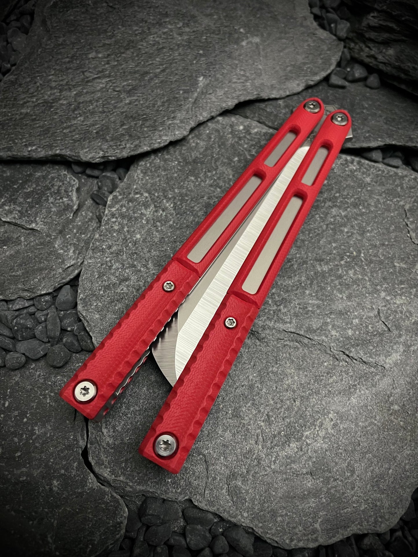 Cherry Red G10 AEON Scales and Spacers