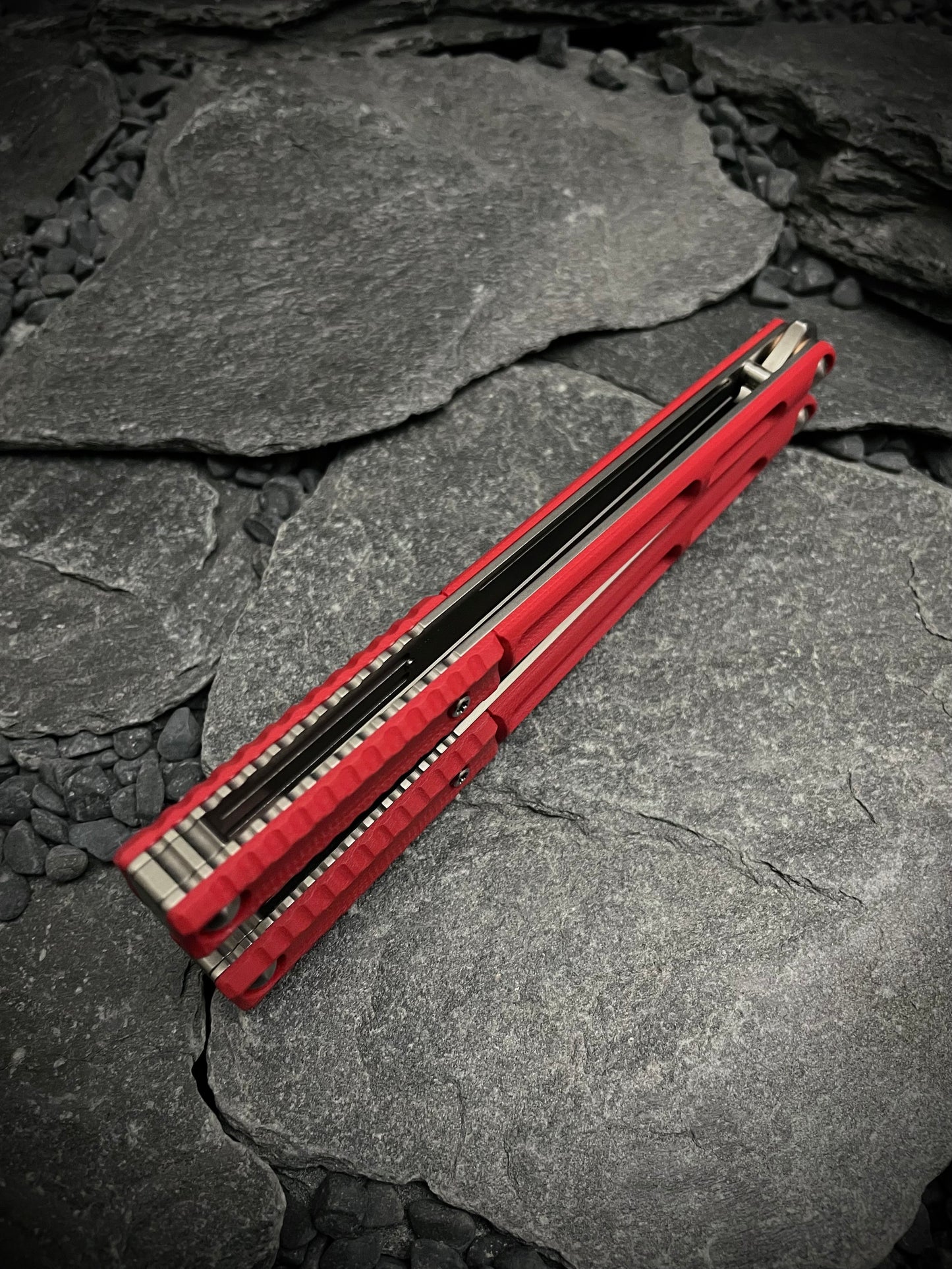 Cherry Red G10 AEON Scales and Spacers