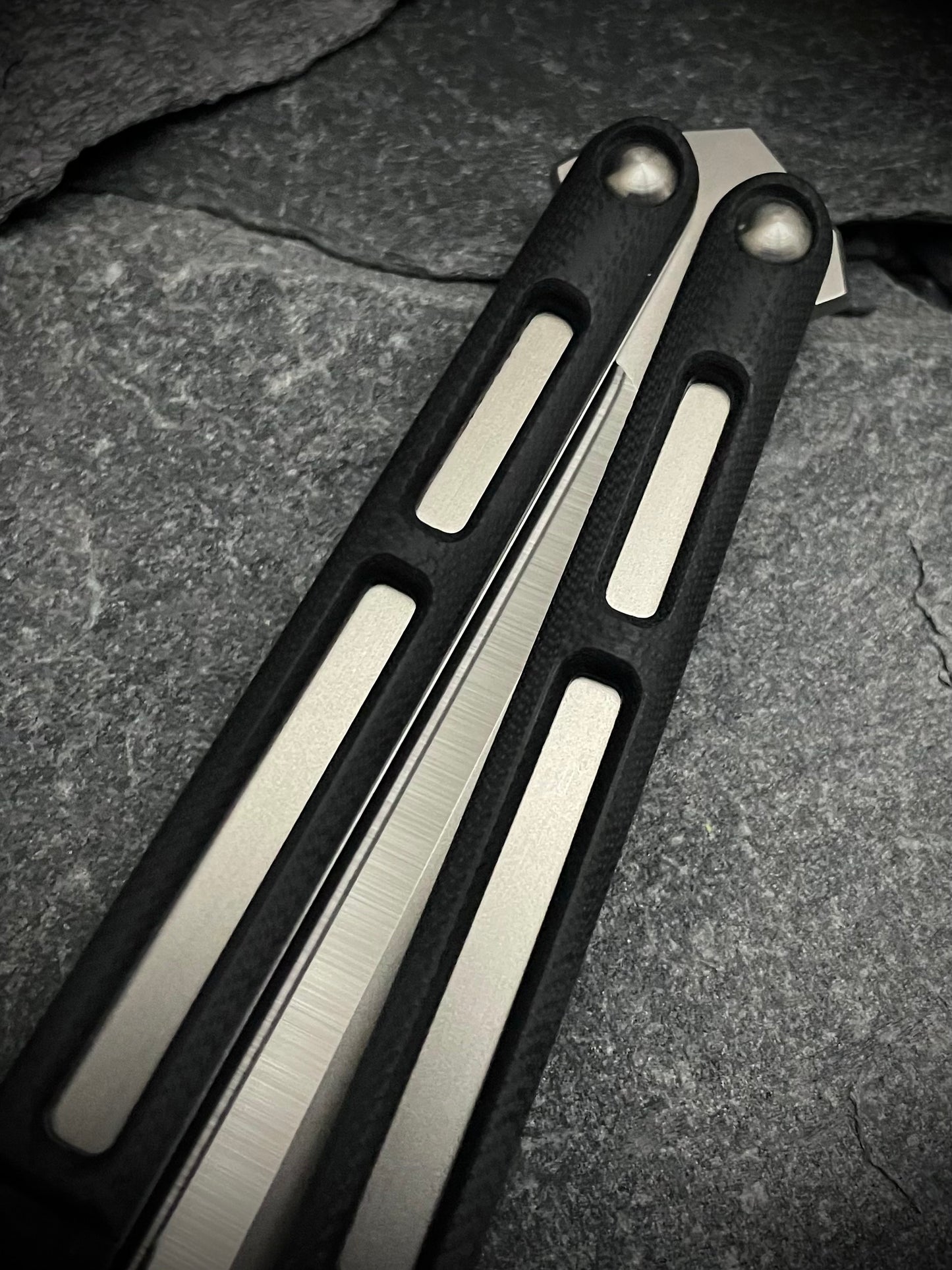 Black G10 AEON Scales and Spacers