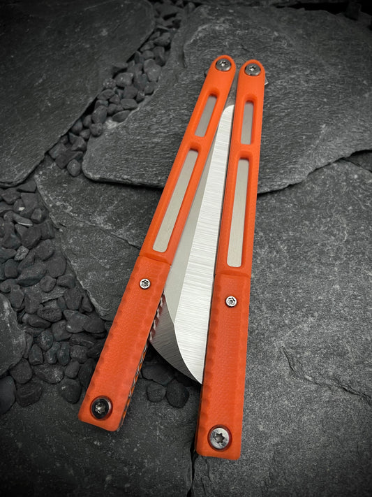 Hazard Orange G10 AEON Scales and Spacers