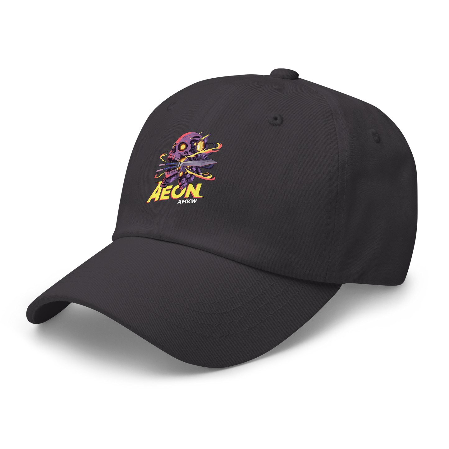 AMKW AEON CYBER SKULL GRAPHIC BASEBALL CAP
