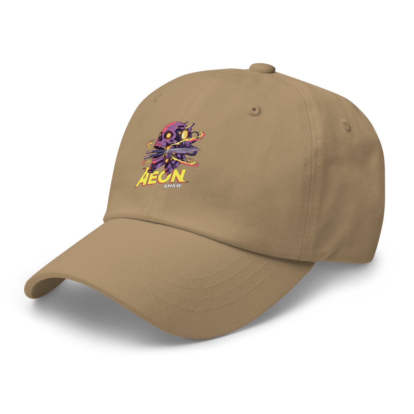 AMKW AEON CYBER SKULL GRAPHIC BASEBALL CAP