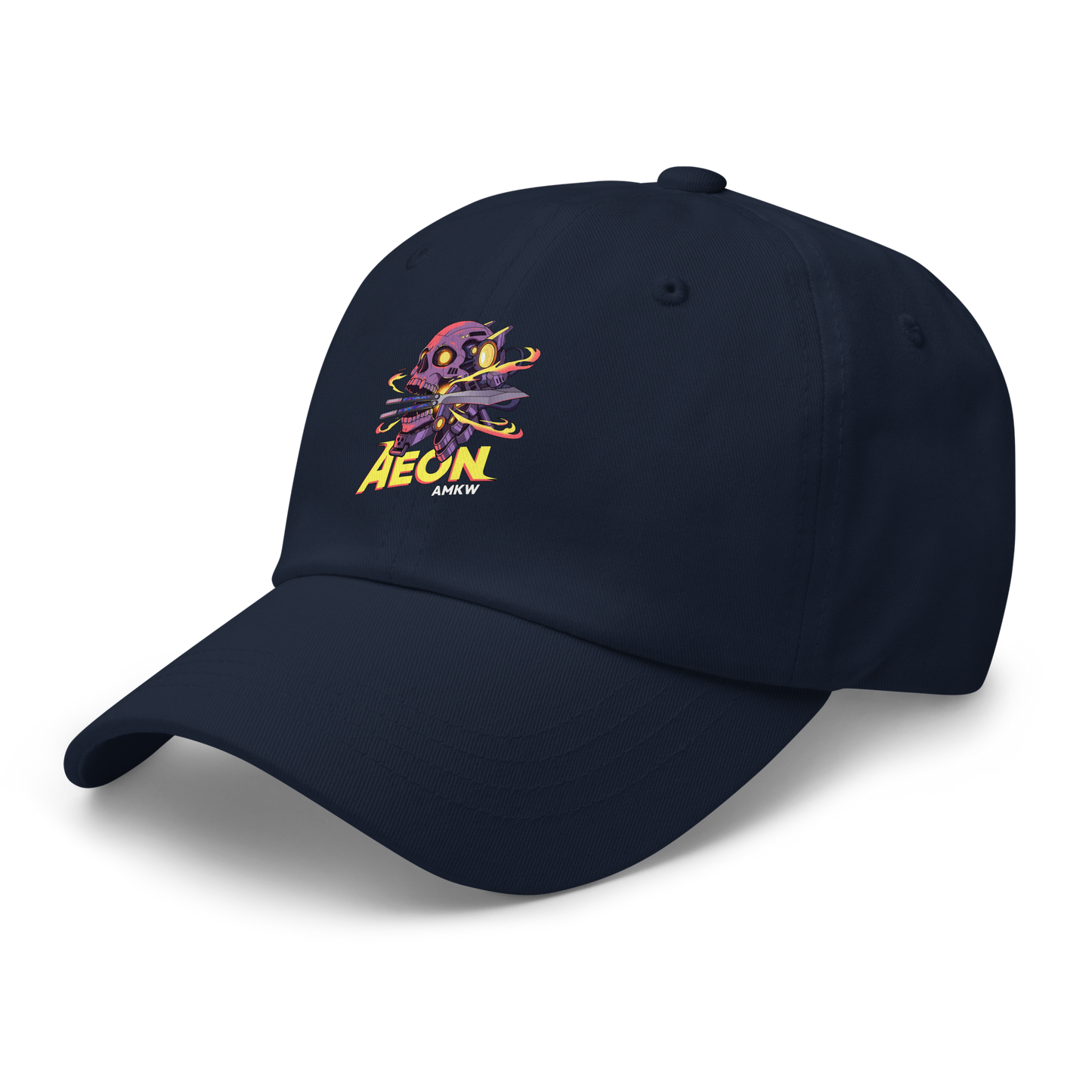 AMKW AEON CYBER SKULL GRAPHIC BASEBALL CAP