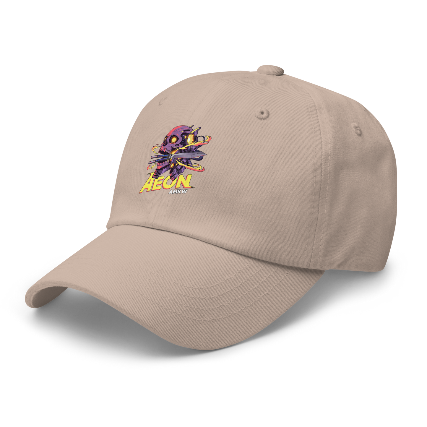 AMKW AEON CYBER SKULL GRAPHIC BASEBALL CAP