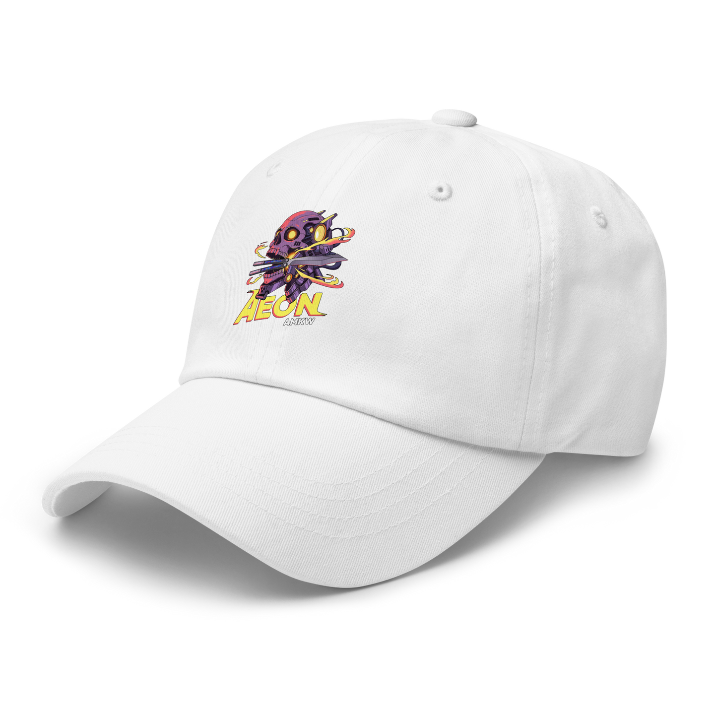 AMKW AEON CYBER SKULL GRAPHIC BASEBALL CAP