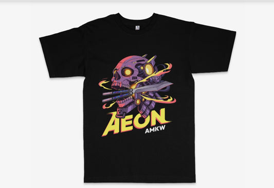 AMKW Aeon Skull Full Color Logo Tshirt