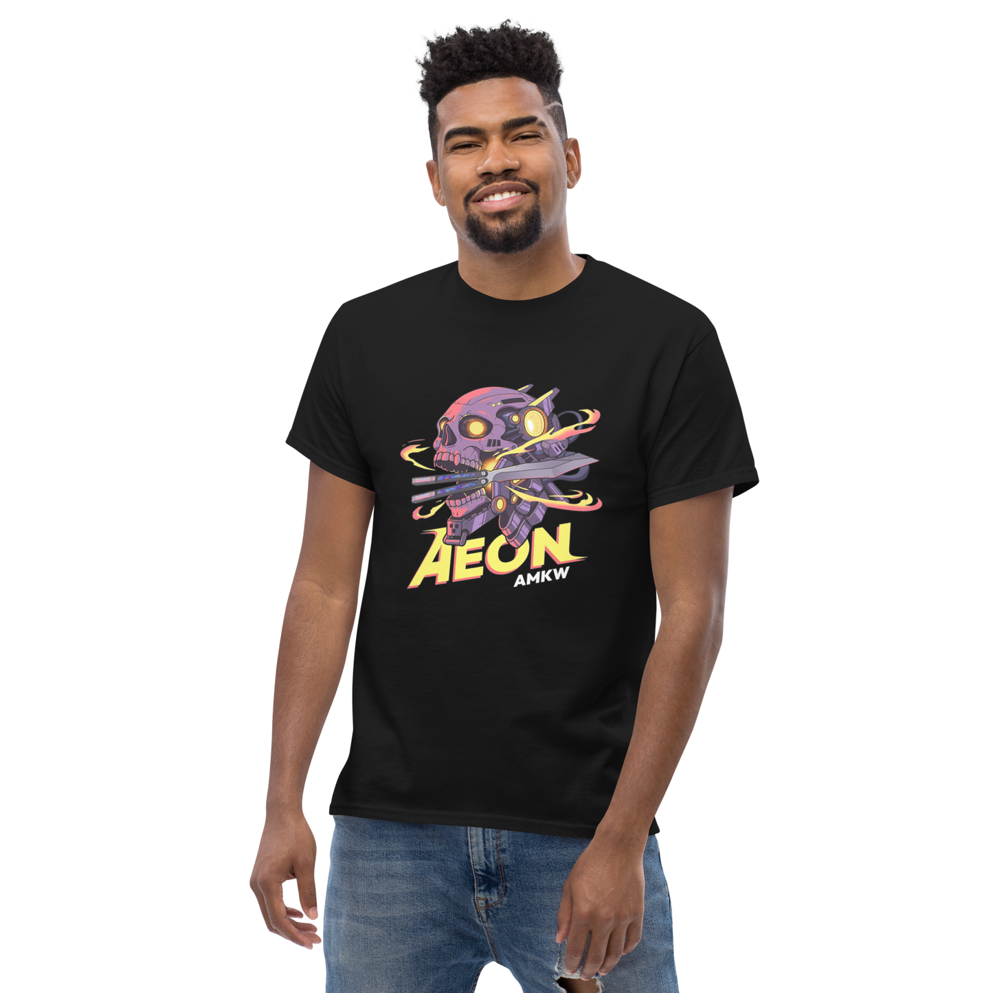 AEON AMKW CYBER SKULL CLASSIC TEE